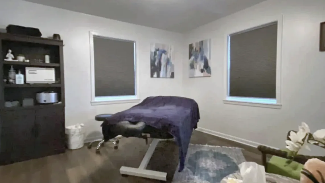 Private treatment room at Healing Hands